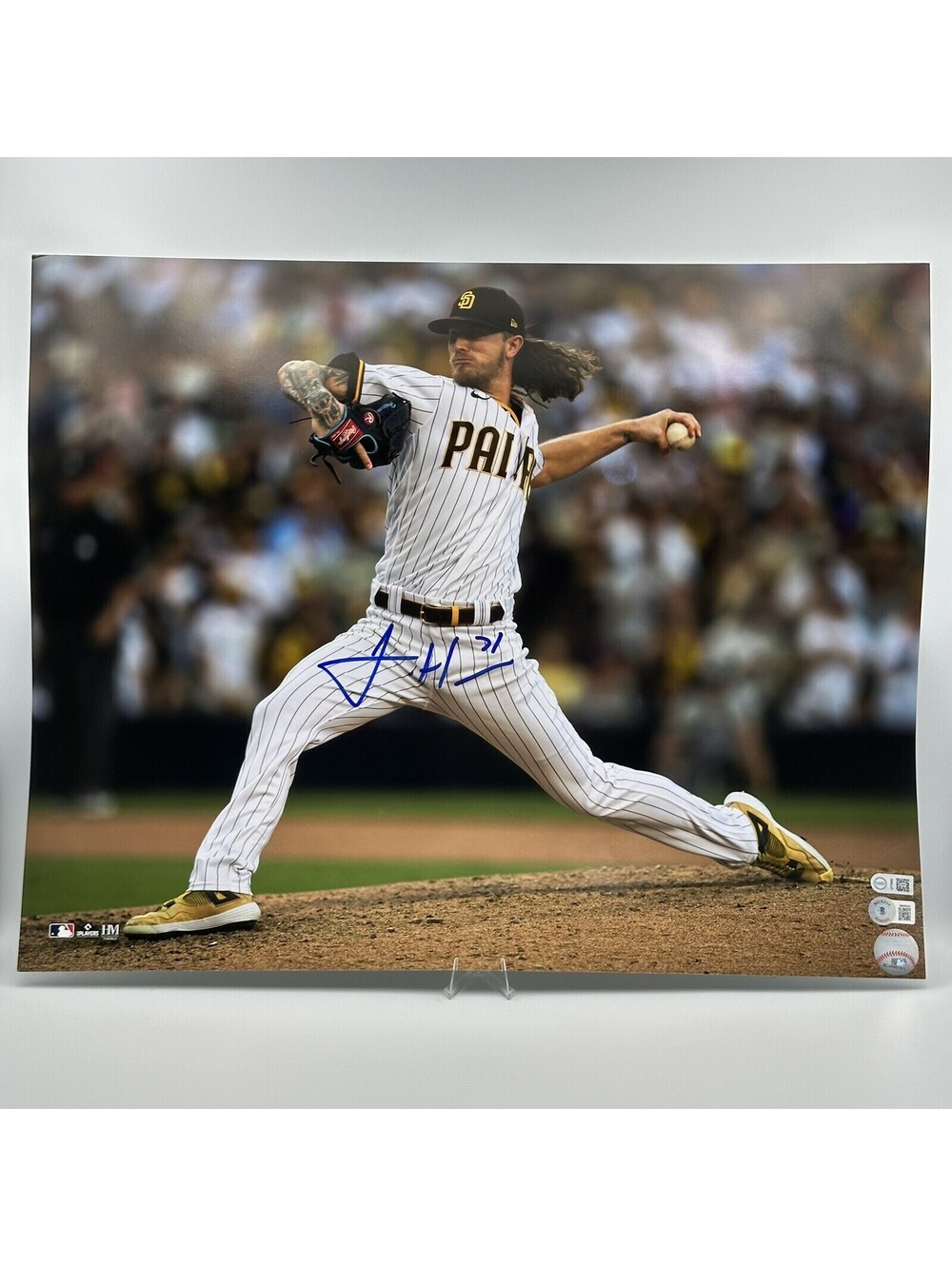 Josh Hader Signed San Diego Padres 16x20 Photo Beckett & USA SM COA